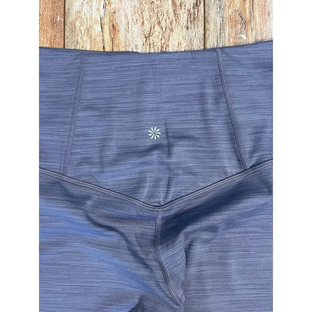 Athleta Elation Space Dye 7/8 Tight Purple High Rise Leggings 1X - Picture 6 of 9